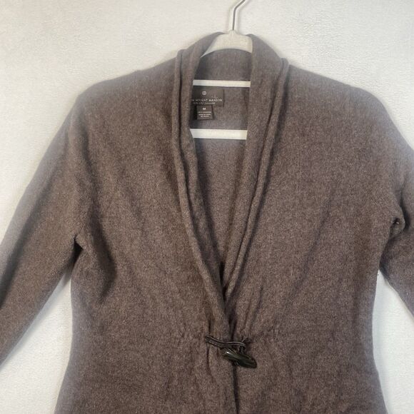 Fenn Wright Manson 100% Cashmere Toggle Cardigan Sweater Brown Women’s Medium - Picture 5 of 10